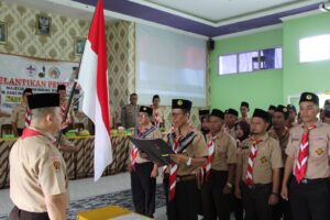 Pelantikan dan Pengukuhan Pengurus Kwartir Ranting Karanganyar Masa Bakti 2023-2026